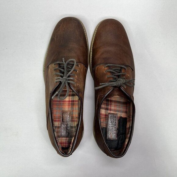 Bed Stu Men's Size 11 Luz Rustic Brown Leather Oxfords - Picture 9 of 13